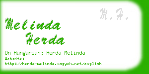 melinda herda business card